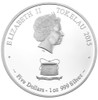 2015 Creatures of Myth & Legend - Aries 1oz Silver Gilded Proof Tokelau Coin from Treasures of Oz - Obverse