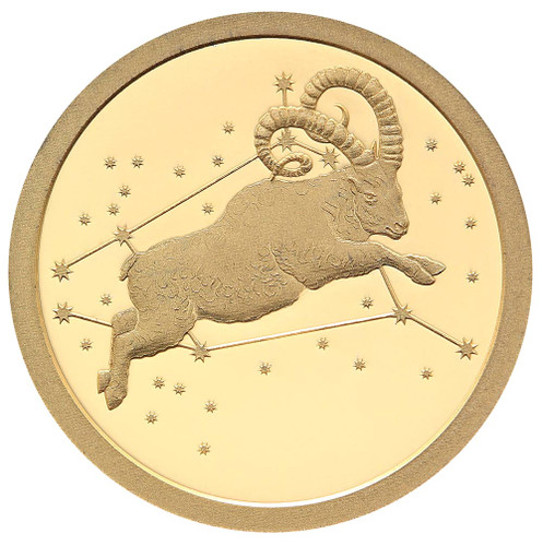 2015 Creatures of Myth & Legend - Aries 0.5g Gold Proof Tokelau coin from Treasures of Oz
