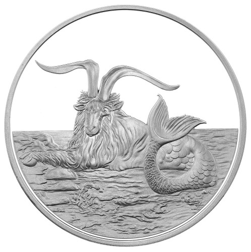 2015 Creatures of Myth & Legend - Capricornus 1oz Silver Proof Tokelau Coin by Treasures of Oz