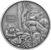 Monkey Family 1oz Silver Antique Tokelau Coin