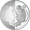 Mirror Monkey - Massive 65mm 1oz Pure Silver Tokelau Coin