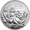 1oz Silver Reverse Proof Year of the Dog Tokelau Coin