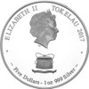 Poseidon 1oz Proof Silver Tokelau Coin Obverse