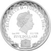 Mirror Dog 1oz Proof Silver Tokelau Coin Obverse