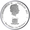 2015 Year of the Goat - Goat Family 1oz Silver Proof Tokelau Coin - Obverse