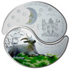 2015 Year of the Goat - Ying-Yang Goat 1oz Silver Coloured Fiji Two Coin Set - Obverse