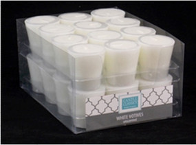 Candle - Basics - Votive - White - Individual Selling Units in Shelf Display - PTC5315 - MIN ORDER: 24
