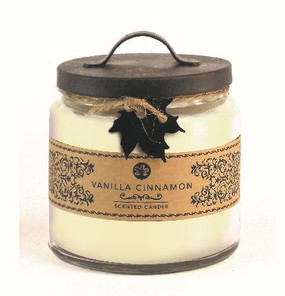 Fall - Candle - 2 wick Jar - 14 oz - Vanilla Cinnamon - FAL5859 - MIN ORDER: 4