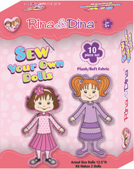 Rina and Dina Sew Your Own Dolls Kit