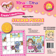 Rina and Dina Little Hand Sticker Puzzle (Sharing Toys)