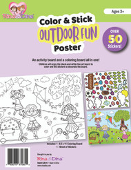 Color and Stick Outdoor Fun Poster