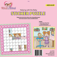 Rina and Dina Sticker Puzzle / Helping with the Baby
