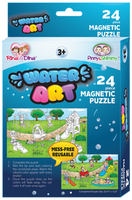 Water Art Magnetic 24 Piece Puzzle
