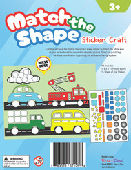 Match the Shape Sticker Craft