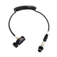 Paintball/Airsoft Coiled Remote With Slide Check
