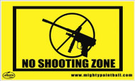Mighty Field Safety Sign No Shooting