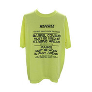 T-Shirt Paintball Referee Safety Green 3XLarge