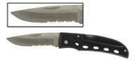 ABS Plastic Handle Pocket Knife w/ 440 Steel Blade 6-3/4 Inch