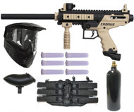 Tippmann Cronus Paintball Marker Gun -Basic Edition- Tan Player Package