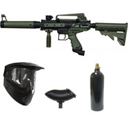 Tippmann Cronus Tactical Paintball Gun Package Set - Olive