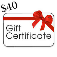 $40 Gift Certificate