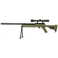 APS SR-2 Bolt Action Spring Powered Airsoft Sniper Rifle Green