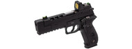 Vorsk VP-26X With Micro Red Dot Gas Full Blow Back Airsoft Pistol Black