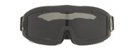 Lancer Tactical Aero Dual Pane Thermal Airsoft Goggles Black (3 Lens)