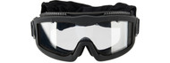 Lancer Tactical Aero Dual Pane Thermal Airsoft Goggles Black (1 Lens)