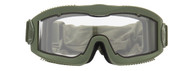 Lancer Tactical Aero Dual Pane Thermal Airsoft Goggles Olive (1 Lens)