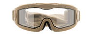 Lancer Tactical Aero Dual Pane Thermal Airsoft Goggles Tan (1 Lens)