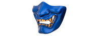 G-Force Yokai Ogre Airsoft Half Face Mask With Soft Padding Blue/Gold