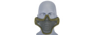 Lancer Tactical Metal Mesh Airsoft Half Mask Green