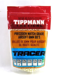 Tippmann .25 gram 6mm Green Tracer Airsoft BBs 4000 Count Bag