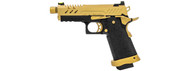 Vorsk 3.8 Hi Capa Pro Gas Full Blow Back Airsoft Pistol Gold/Black