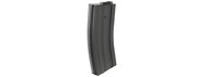 Lancer Tactical M4/M16 Style 120 Round Metal Mid Capacity Airsoft Magazine Black