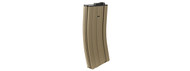 Lancer Tactical M4/M16 Style 120 Round Metal Mid Capacity Airsoft Magazine Tan