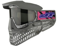 JT SPECTRA PROFLEX LIMITED EDITION GOGGLES MARBLE LIGHT GRAY BLACK WITH PINK STRAP 