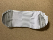 White Strideline Crew Socks