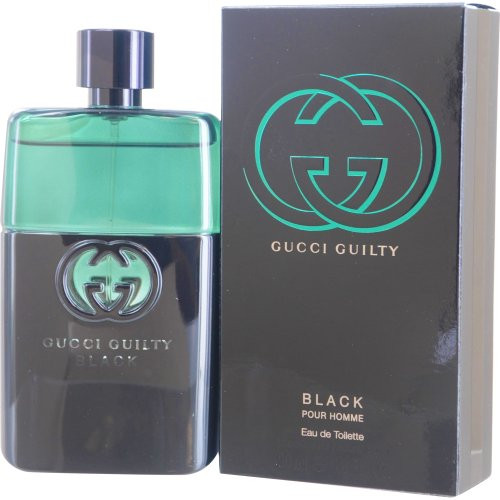 gucci guilty black red bottle