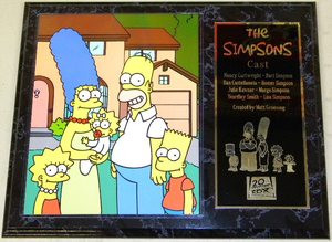 The Simpsons 15 X 12 T V Cartoon Plaque Gt Wholesale