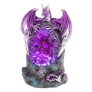 Crystal Cave Purple LED Dragon (Small)