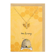 Hey honey Necklace and Card Set