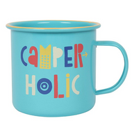 Camperholic Enamel Mug