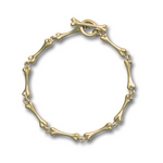 Ladies Bones Bracelet - 14K Gold