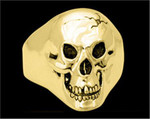 Bad to the Bone Ring - 14K Gold