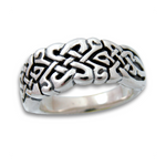 Ladies Celtic Band - Sterling Silver