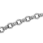 Mace Link Bracelet Silver