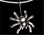 Spider Necklace - Sterling Silver