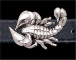 Scorpion Belt Buckle - Sterling Silver